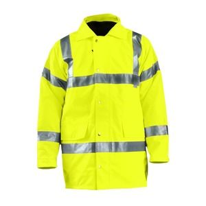 OccuNomix Insulated Safety Jacket - Men's 3XL, ANSI Class 3, Yellow, 36in Length